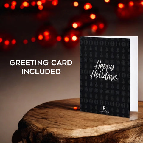 Beef Jerky Holiday Gift Box Greeting Card