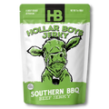 Hollar Boys Jerky package with a cow illustration on a white background