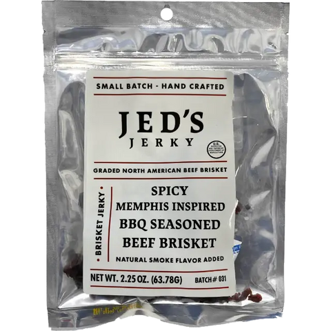 Jed's Spicy Memphis BBQ Beef Jerky
