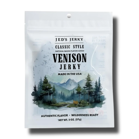 Jeds Venison Deer Jerky Package