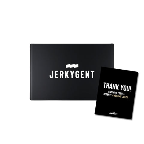 Beef Jerky Gift Box with Thank you card