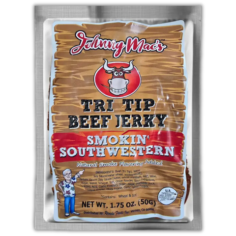 Johnny Mac's Smokin' Southwestern Tri Tip Beef Jerky