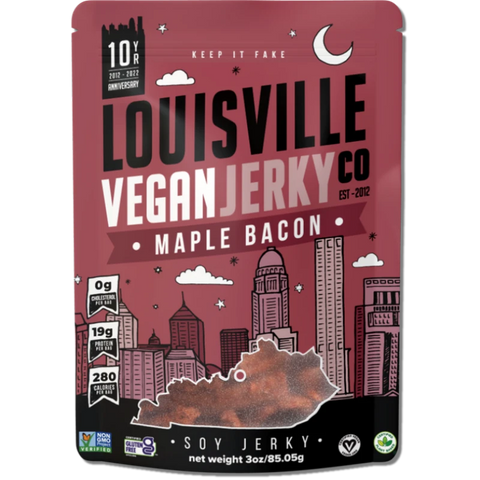 Louisville Vegan Jerky Co. - Maple Bacon Vegan Jerky