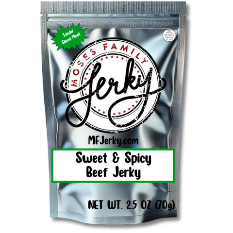 Moses Family Jerky Sweet & Spicy Beef Jerky