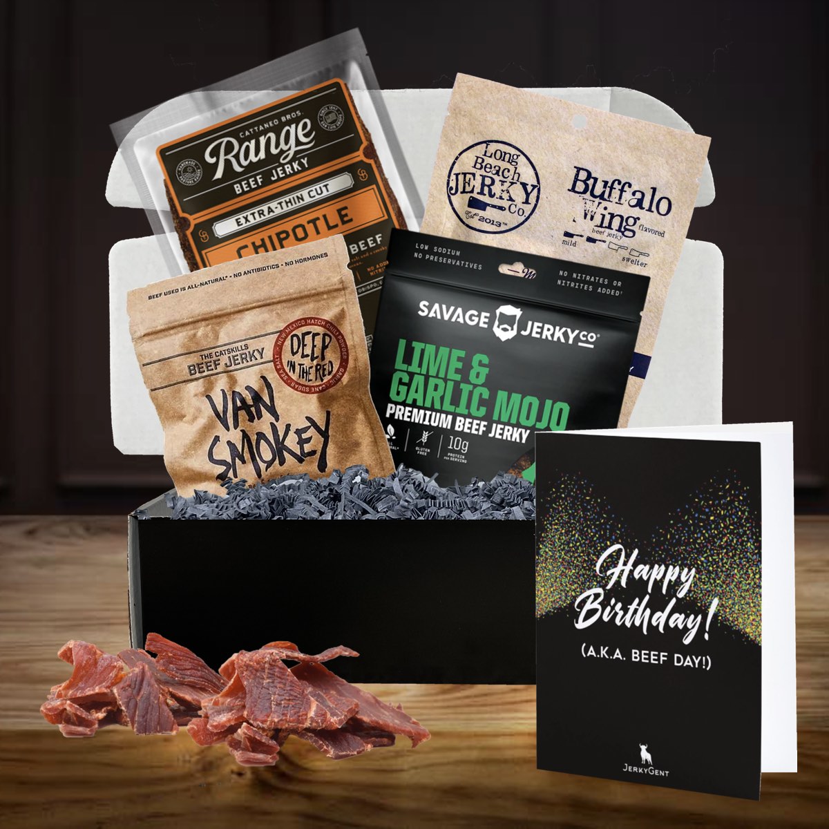 JerkyGent  The Worlds Best Beef Jerky Subscription Box  Gifts