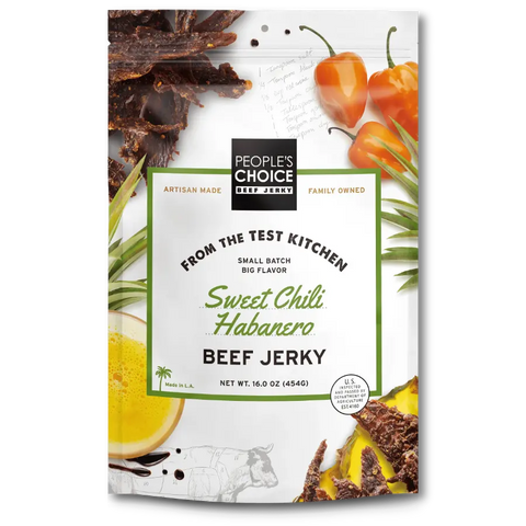Peoples Choice Sweet Chili Habanero Beef Jerky Front