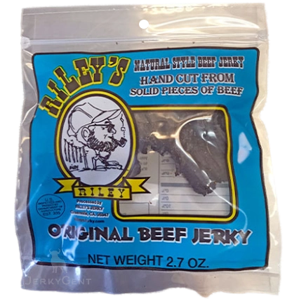 Riley's Natural Style Beef Jerky, Original Beef Jerky, 2.5-oz
