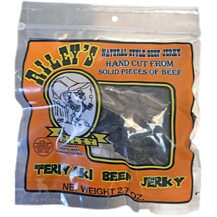 Riley's Natural Style Beef Jerky, Teriyaki Beef Jerky, 2.5-oz