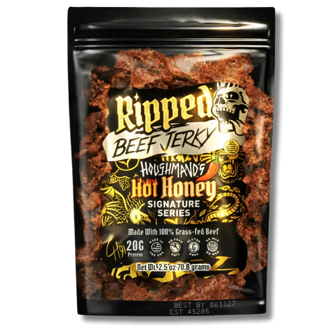 Ripped Beef Jerky Hot Honey Flavor