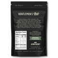 Gentlemen's Best jerky package with text and nutrition label on a white background