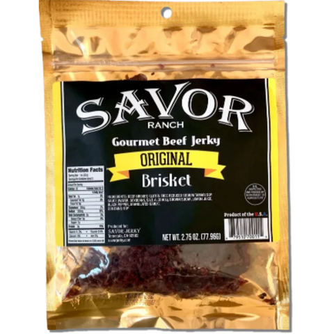 Savor Gourmet Original Brisket Beef Jerky