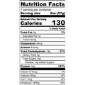 Side Project Jerky Cheesesteak Beef Jerky Nutrition Facts