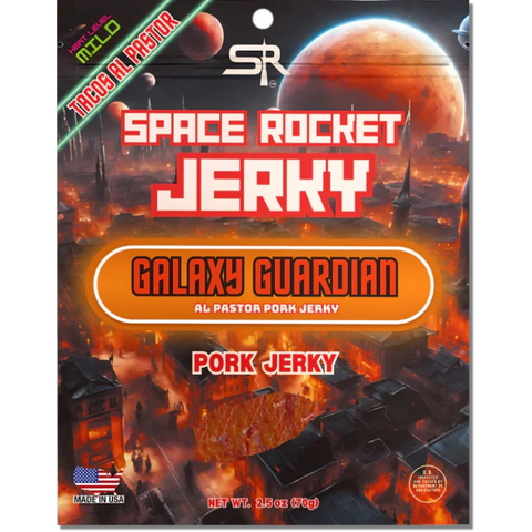 Space Rocket Jerky Tacos Al Pastor Pork Jerky (Galaxy Guardian)