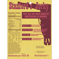 Stanford's Jerky Slow Burn London Broil Beef Jerky Back of Package