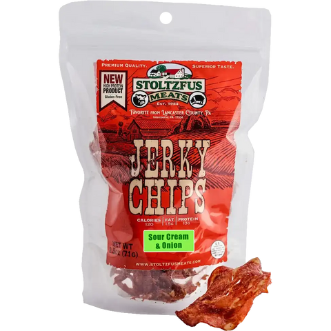 Sour Cream and Onion Jerky Chips