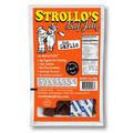 A package of Strollo's Beef Jerky Hot Garlic flavor, 1.5 oz, shown against a plain white background.