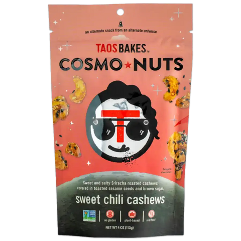 Taos Bakes CosmoNuts Sweet Chili Cashews