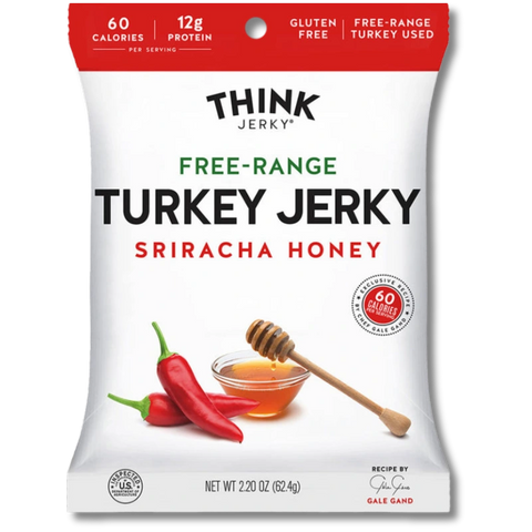 Think Jerky Sriracha Honey Free-Range Turkey Jerky