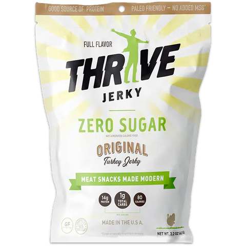 Thrive sugar free original turkey jerky