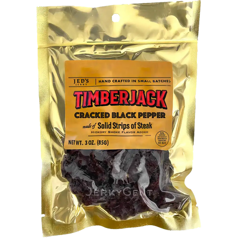 Timberjack beef jerky cracked black pepper