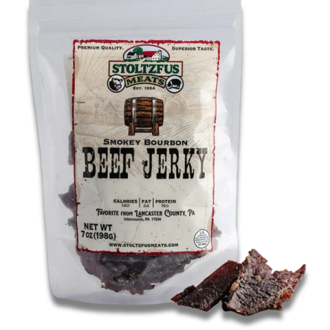 Stoltzfus Meats Smokey Bourbon Beef Jerky