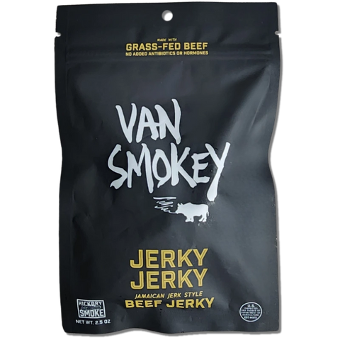 Van Smokey Jerky Jerky Jamaican Jerk Style Beef Jerky