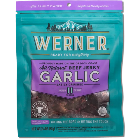 Werner Beef Jerky Garlic