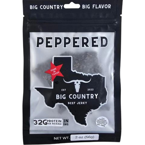 Big Country Peppered Beef Jerky – classic, balanced, and a solid everyday snack.