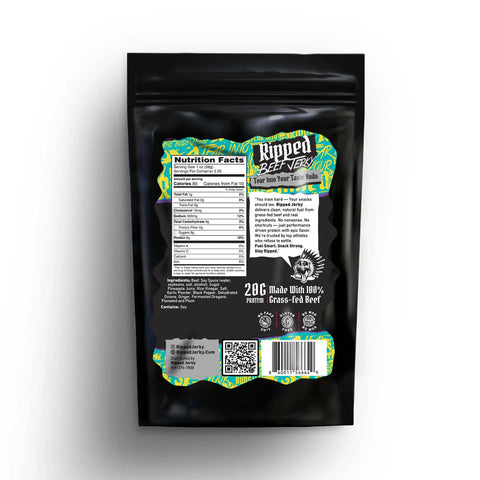 Ripped Jerky Maui Wowie back of package