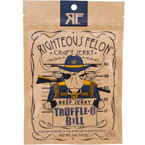 ‍Righteous Felon Truffle-O Bill Beef Jerky, 2-oz (100% off)