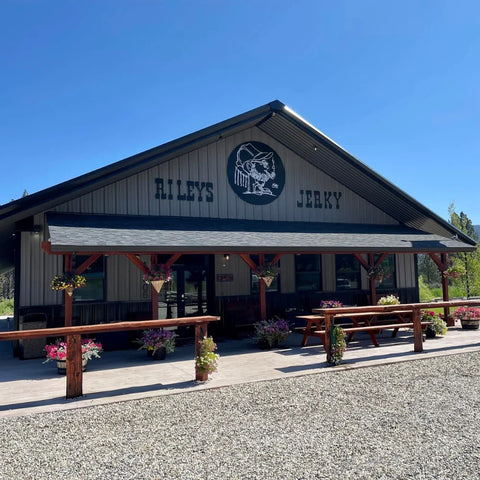 Riley's Jerky shop located in Greenville, CA.