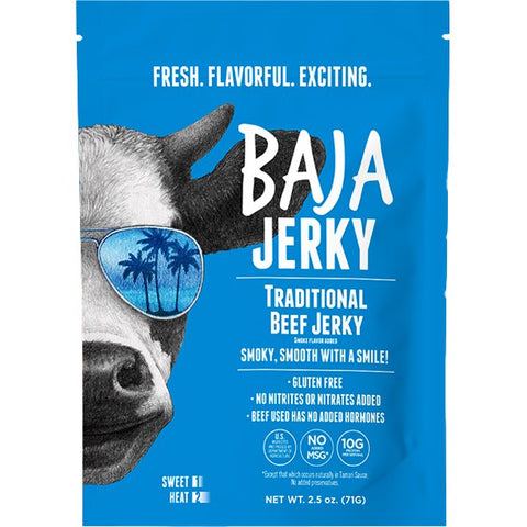 Baja Jerky Traditional Smoky Beef Jerky