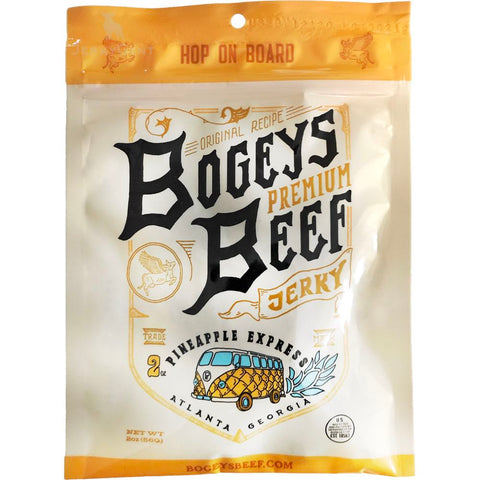 Bogeys Beef Jerky - Pineapple Express Front