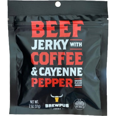 Brewpub Jerky Coffee and Cayenne Beef Jerky