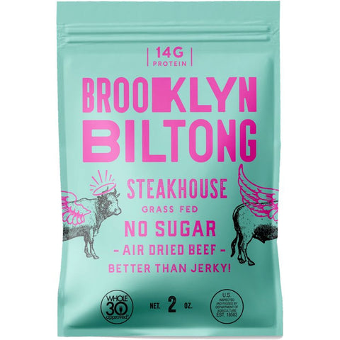 Brooklyn Biltong Steakhouse Flavored Biltong Front