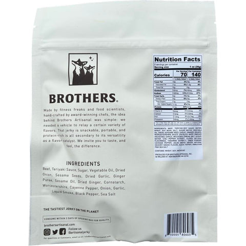 Brothers Original No 5 Back Of Package