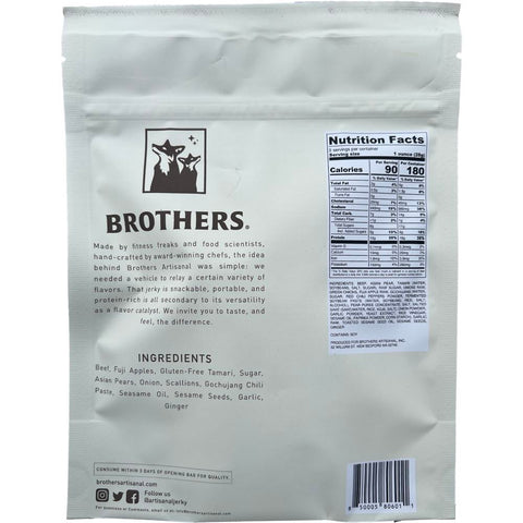 Brothers South Korean Recipe Nutrition Facts