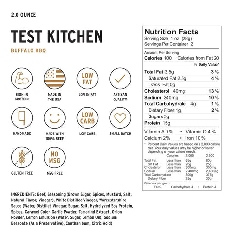 Buffalo BBQ Nutrition Facts