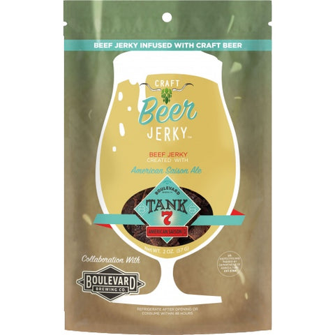 Boulevard Brewing Tank 7 American Saison Craft Beef Flavored Beef Jerky