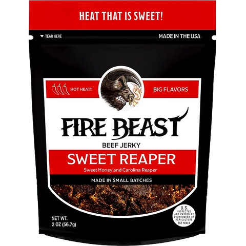Fire Beast Sweet Reaper Beef Jerky
