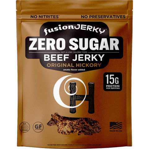 Fusion Jerky Zero Sugar Hickory Beef Jerky