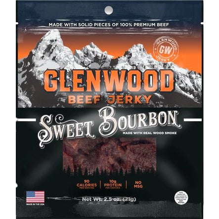 Glenwood Sweet Bourbon Beef Jerky