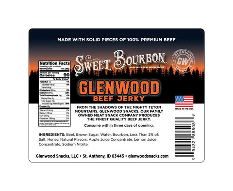 Glenwood Jerky Sweet Bourbon Nutrition Facts