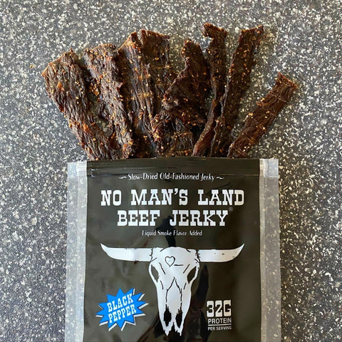 No Man's Land Beef Jerky Black Pepper