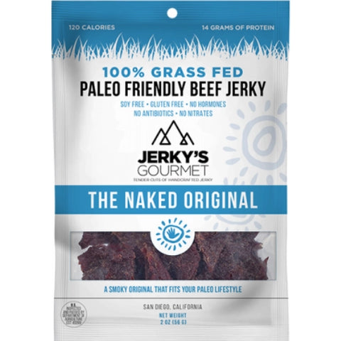 Jerky's Gourmet Paleo Friendly Naked Original Beef Jerky