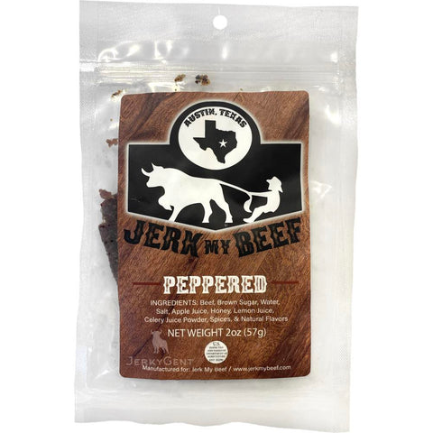 Jerk My Beef Texas Beef Jerky Original Peppered