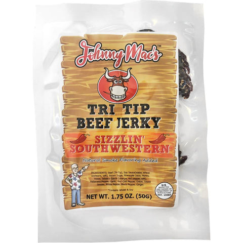 Johnny Mac's Sizzlin' Tri Tip Beef Jerky - Sweet and Hot
