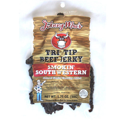 Johnny Mac's Smokin' Southwester Tri-Tip Beef Jerky