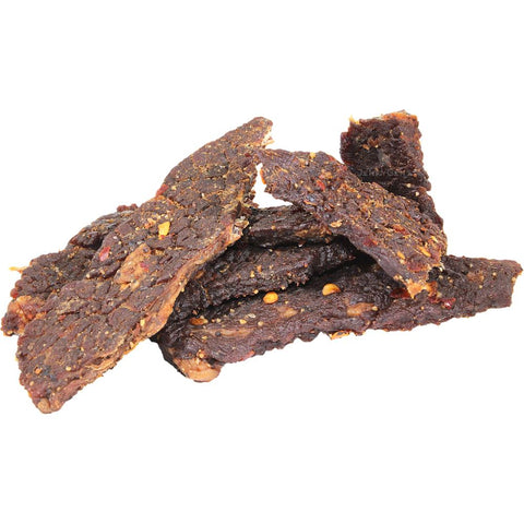 Long Beach Jerky Co Spicy Teriyaki flavored beef jerky