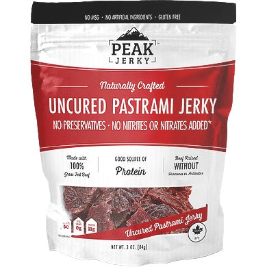 Peak Jerky Pastrami Jerky